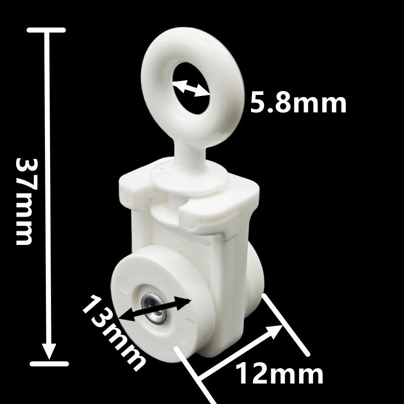 Metal Heavy Duty Curtain Double Track Ceiling Pulley Straight Bendable Rail for Curtain Track Box