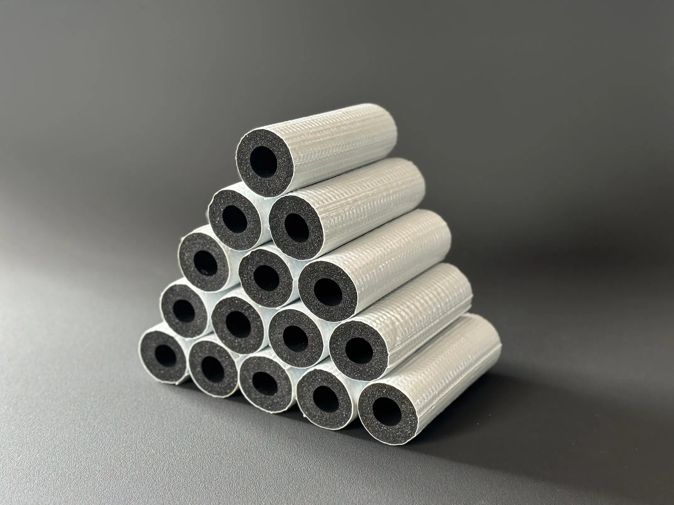 UV Film Thermal Black Rubber Insulation Pipe