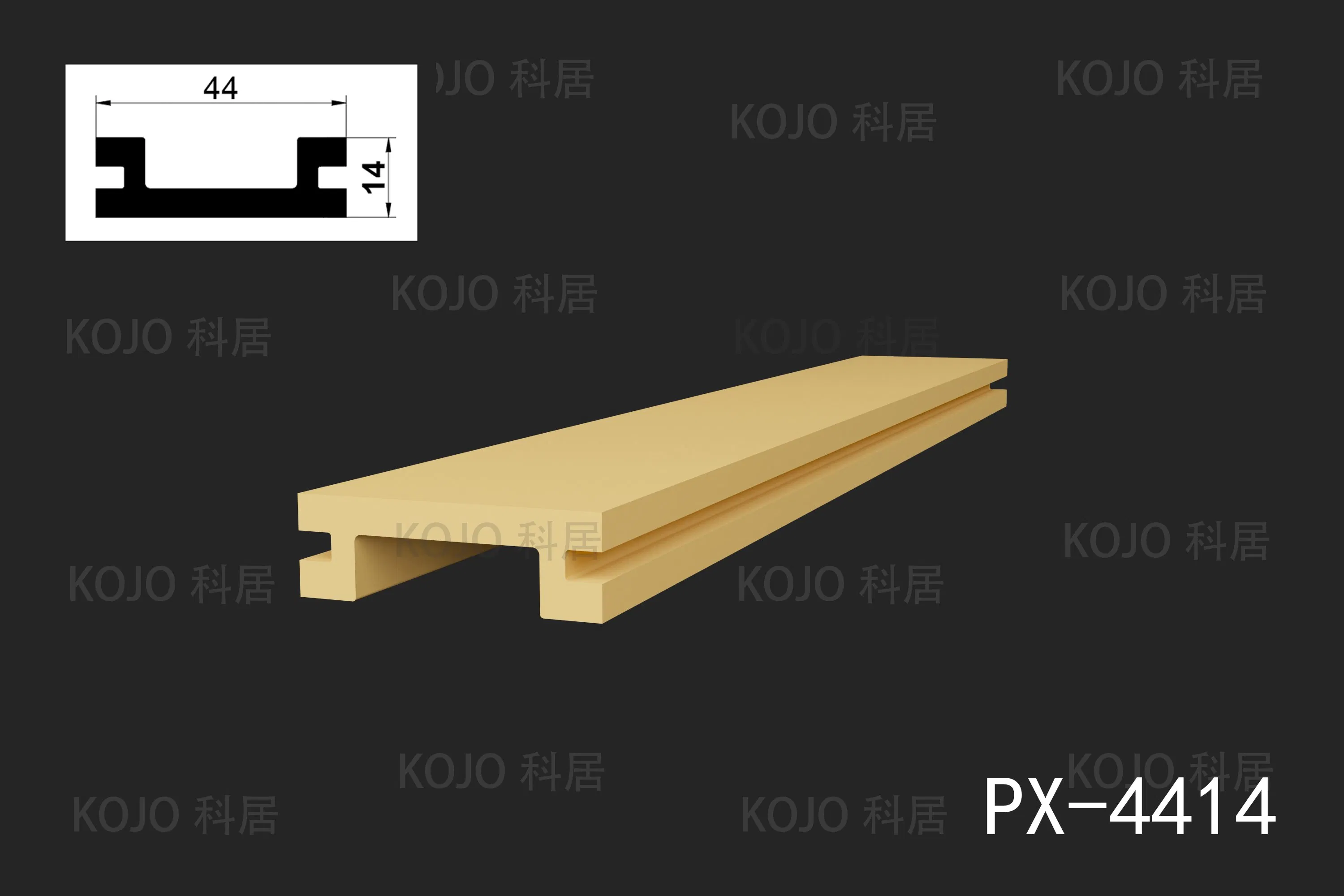 Premium Wood-Like WPC Molding for Versatile Interior Design