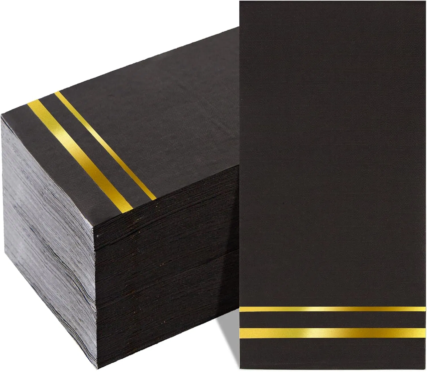 Elegant Premium Black Disposable Napkins for Special Occasions