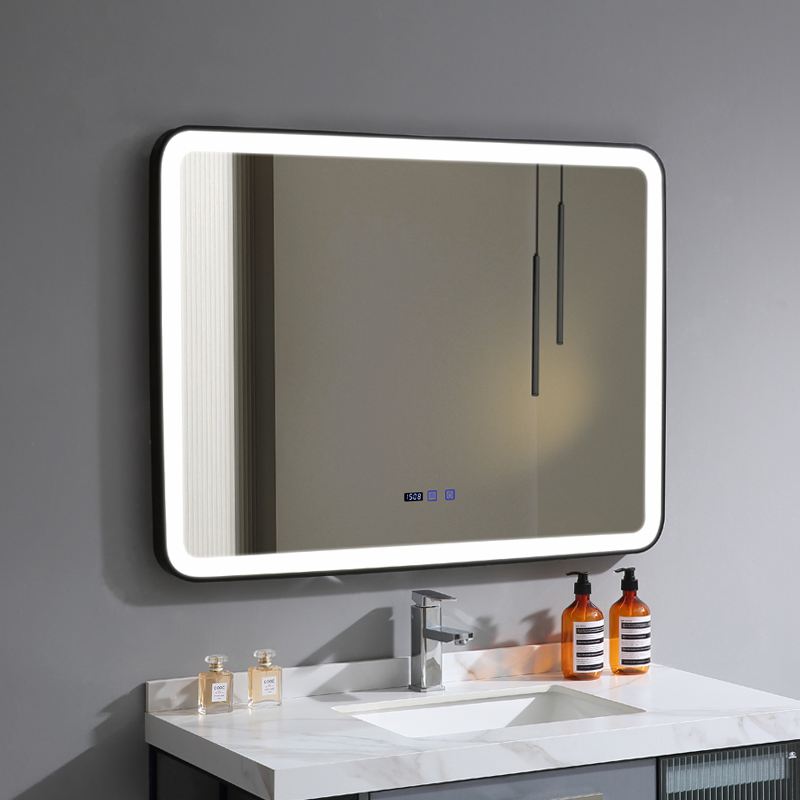 Plain Mirror Price LED Bathroom Mirror/Dressing Mirror/LED Mirror/Mirror Aluminum Frame with Bluthooth Speaker