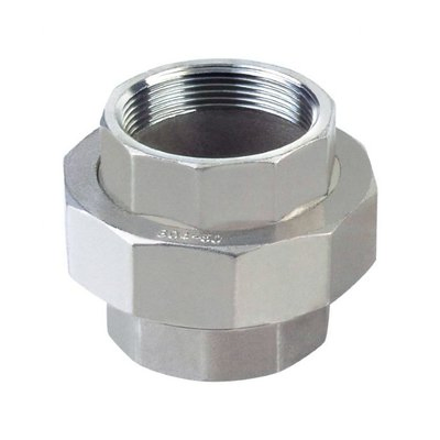 Stainless Steel Union for Water Treatment - 1" NPT, 316L Grade