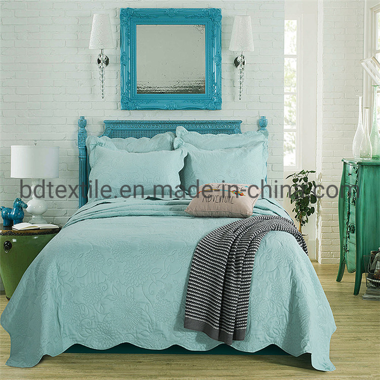 Polyester Ultrasonic Quilts Sheets Bed Bedding Set