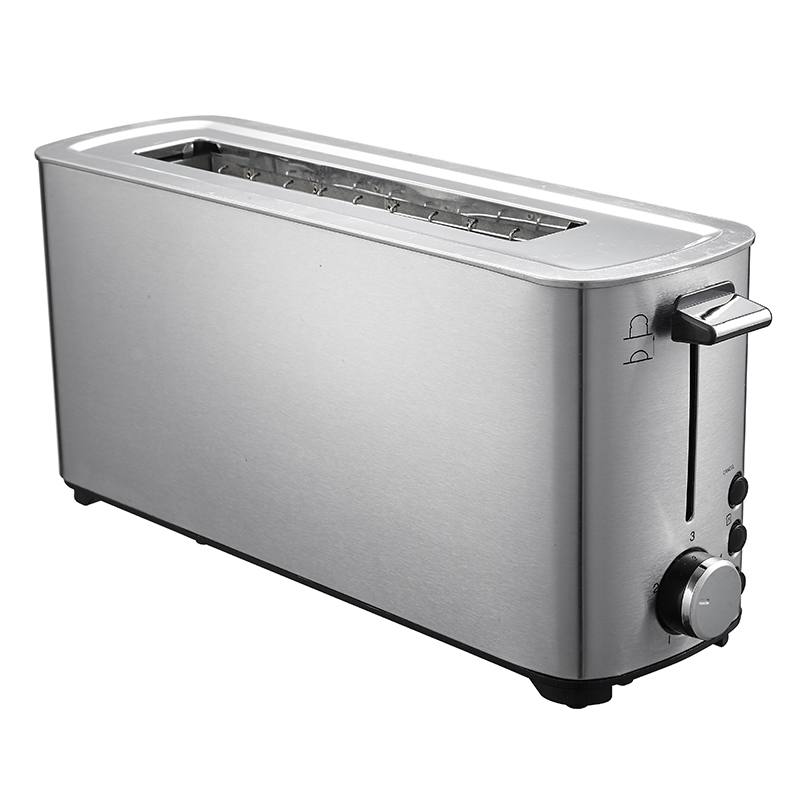Tenfly Factory Custom Toaster 2 Slice Single Slot Stainless Steel Bread Toaster