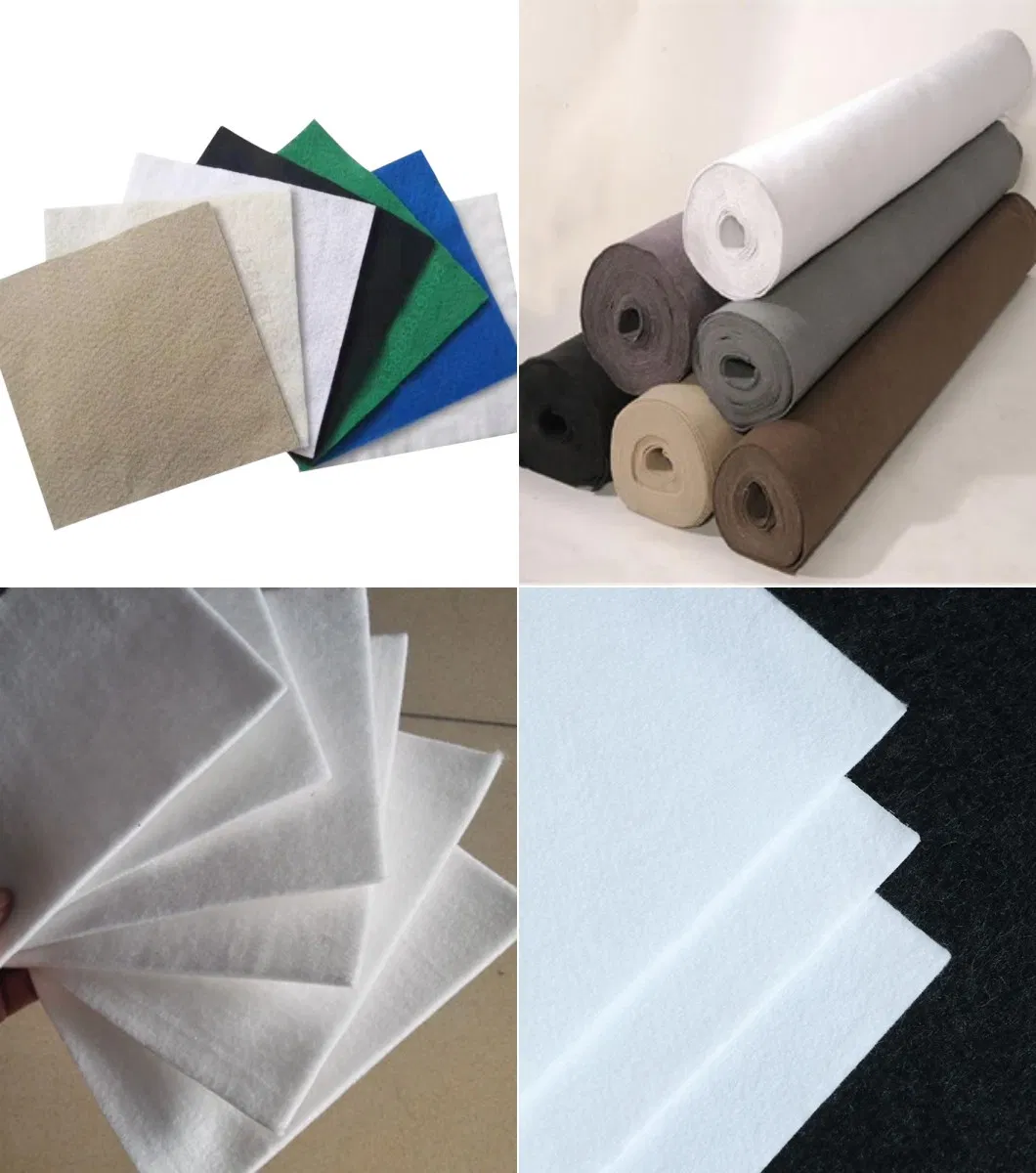 Construction Material/Nonwoven Fabric/Non Woven Fabric/Nonwoven Geotextile/Black Nonwoven Fabric