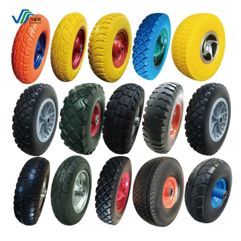 Inflation Free PU Foamed Wheel for Wheelbarrow Hand Truck