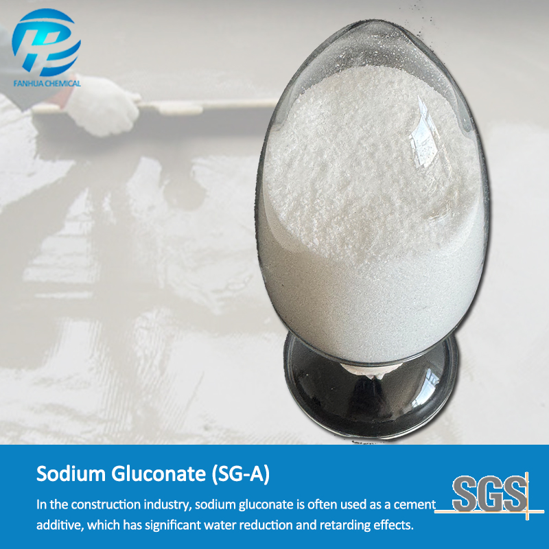 Flow Enhancer Retarder Sodium Gluconate for Cementitious Mixes