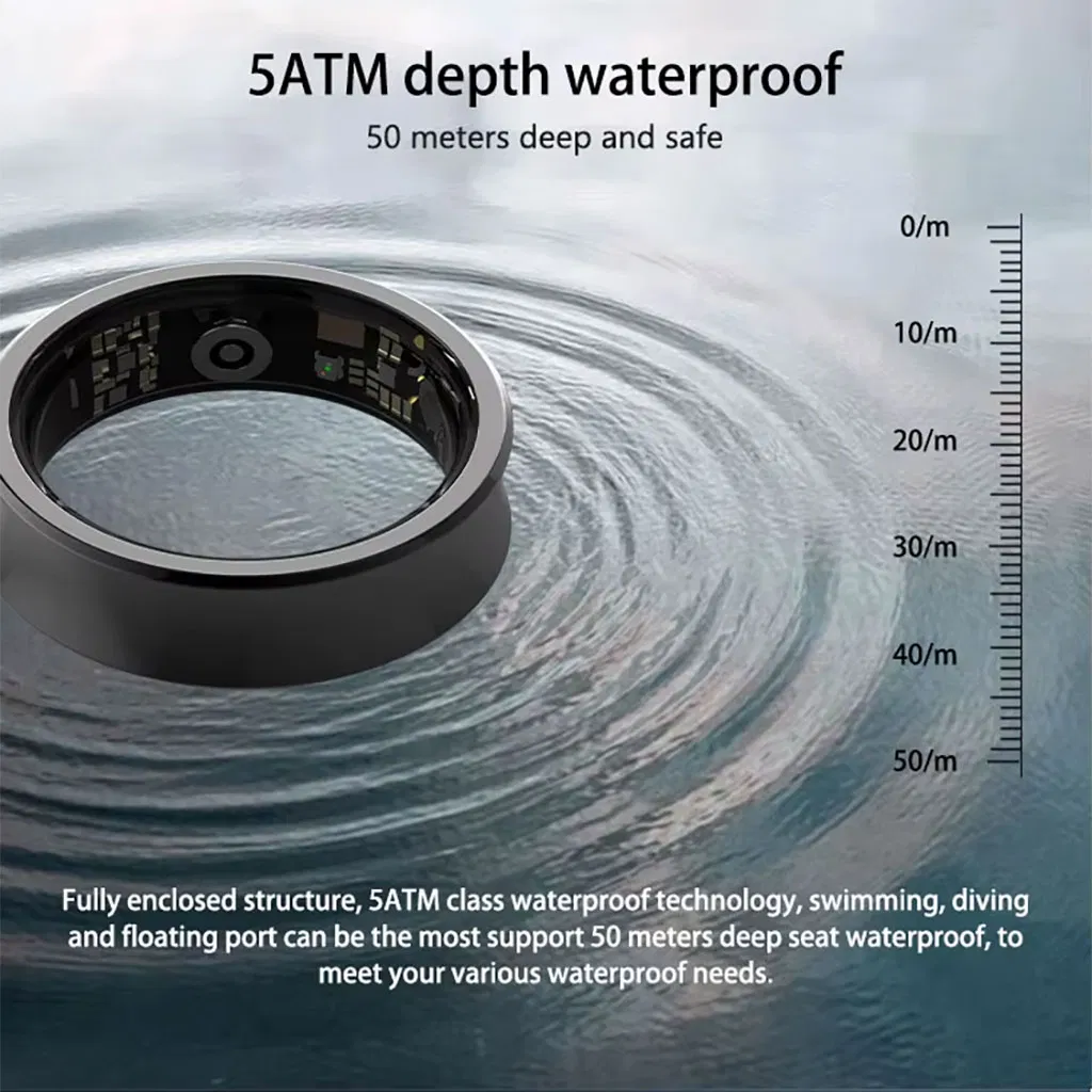 High-Tech Smart Ring for Comprehensive Rate Detection Tracking Rate Detection Monitoring Smart Smart Ring