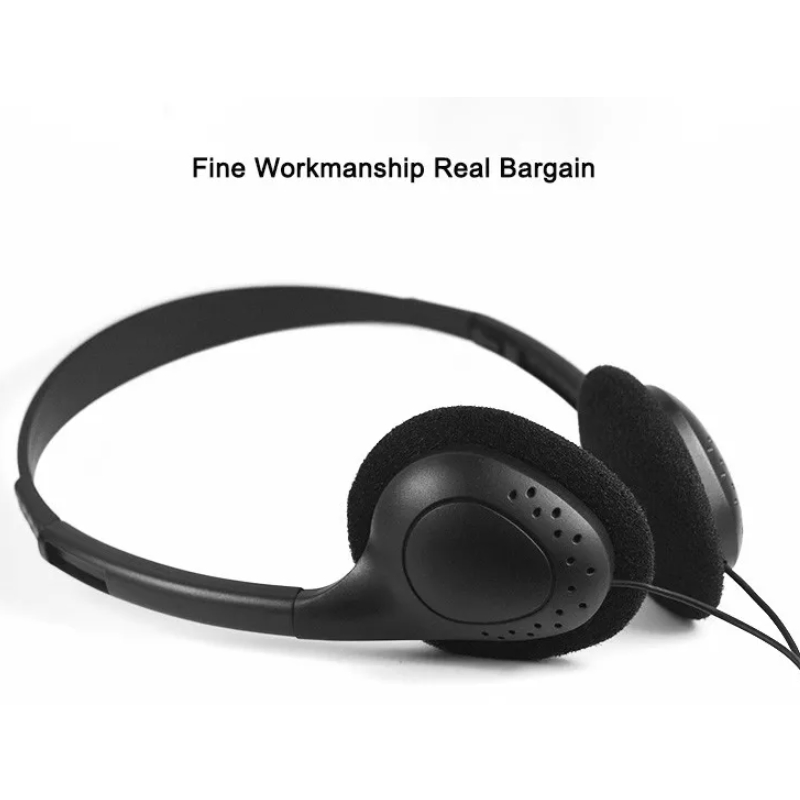Free Samples Comfort Headband Headphone Disposable Earphone Headphones for School Airplane Hospital Students Kids and Adults
