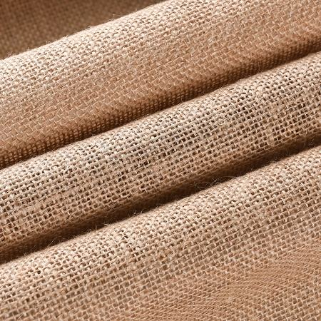 Wholesale 1.2m*2.4m Natural Jute Fringed Table Runner for Home Decoration Elegant Table Cover