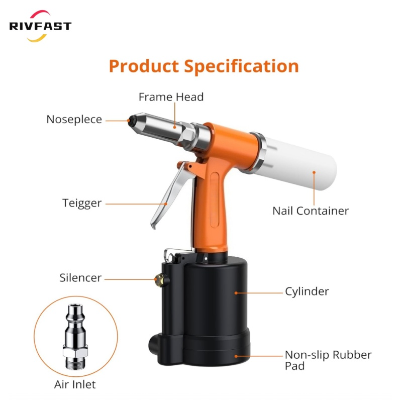 Пневматическая заклепочная машина Rivfast RIV-560YC