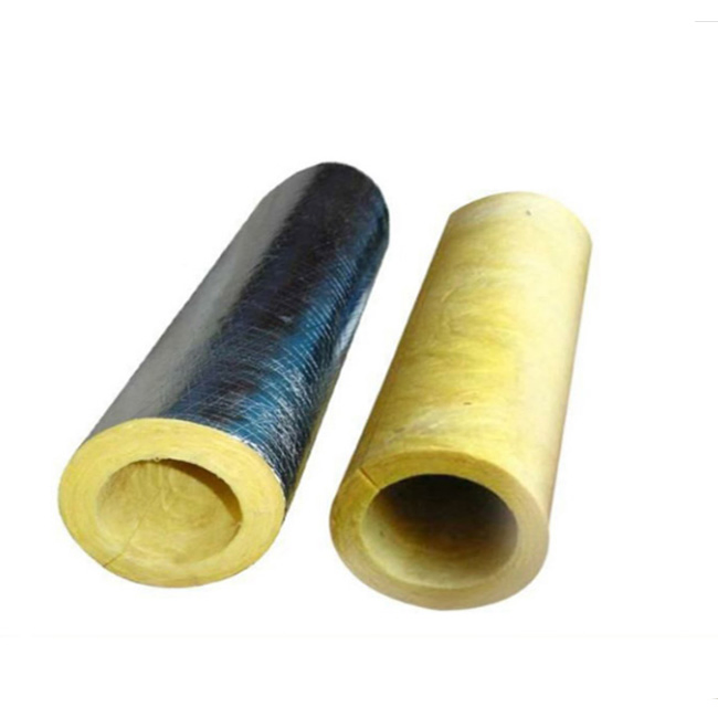 Isoking Pipe Insulation Inner Dia40mm Glass Wool Insulation Pipe for Duct