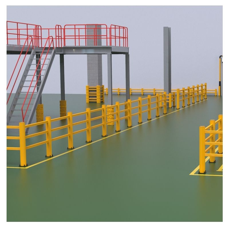 New Factory Safety Barrier Anti-Collision Guardrails Crash Barrier
