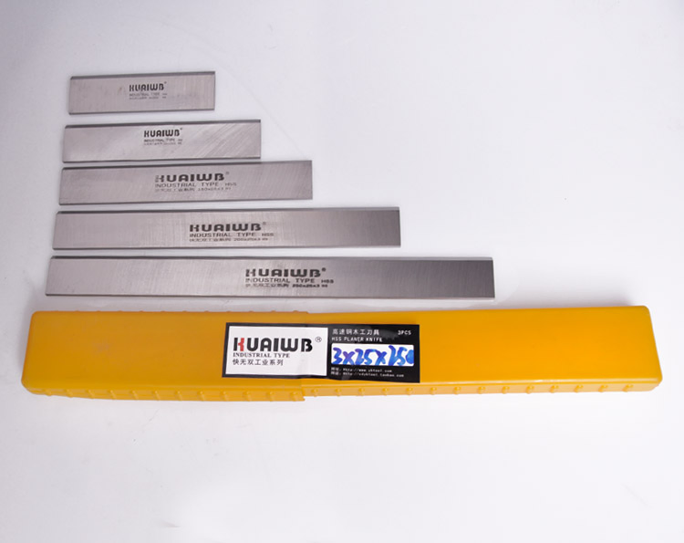 Kws 380-680mm Planer Blade Planer Knife Blade for Wood Peeling Carbide Tct or HSS Blades