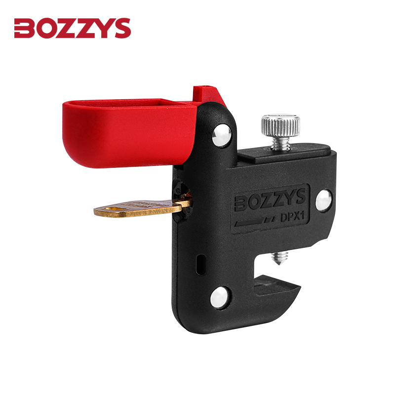Bozzys Integrated Lock Cylinder for Molded Case Circuit Breaker Lockout