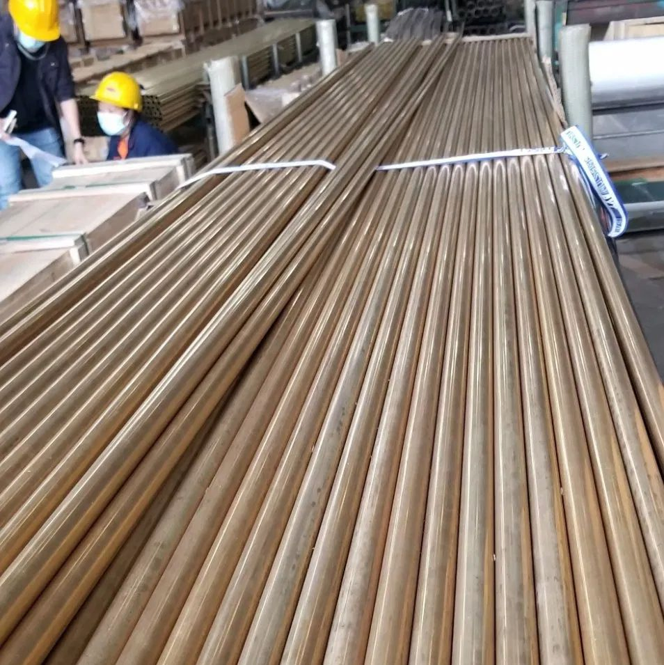 ASME Sb42 Copper C12200 C22600, C23000, C24000 Seamless Brass Pipe Tube