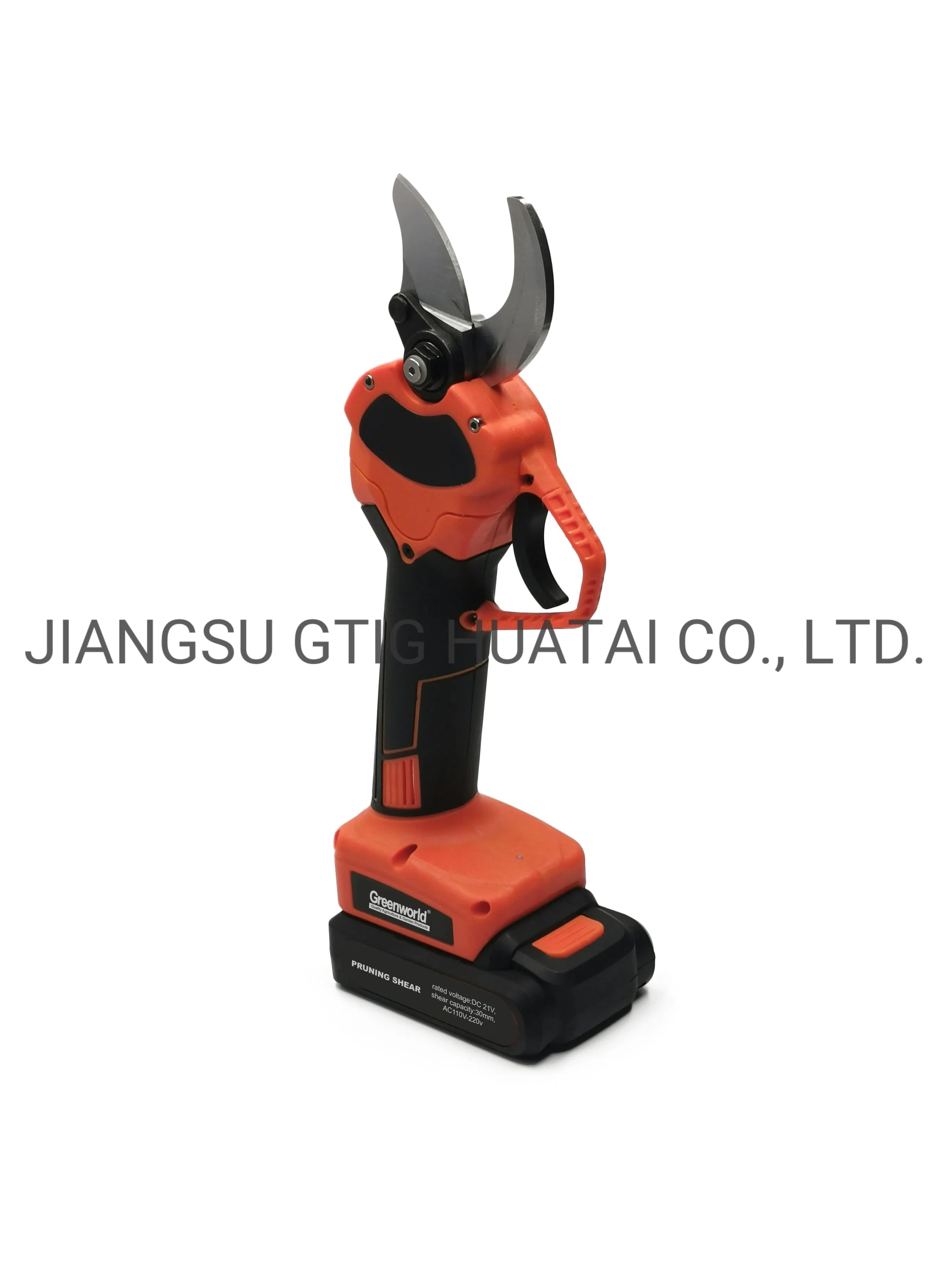 Электрический секатор Greenworld 30мм, встроенный аккумулятор