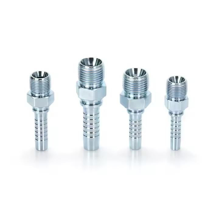 Hydraulic Connectors Male Cone Seat Hydraulic Hose Fitting Male Thread Hydraulic Pipe Parker Fittings