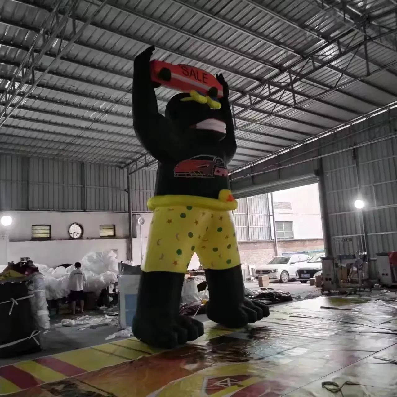 Boyi Outdoor Advertising Giant Inflatable Gorilla Model Inflatable King Kong