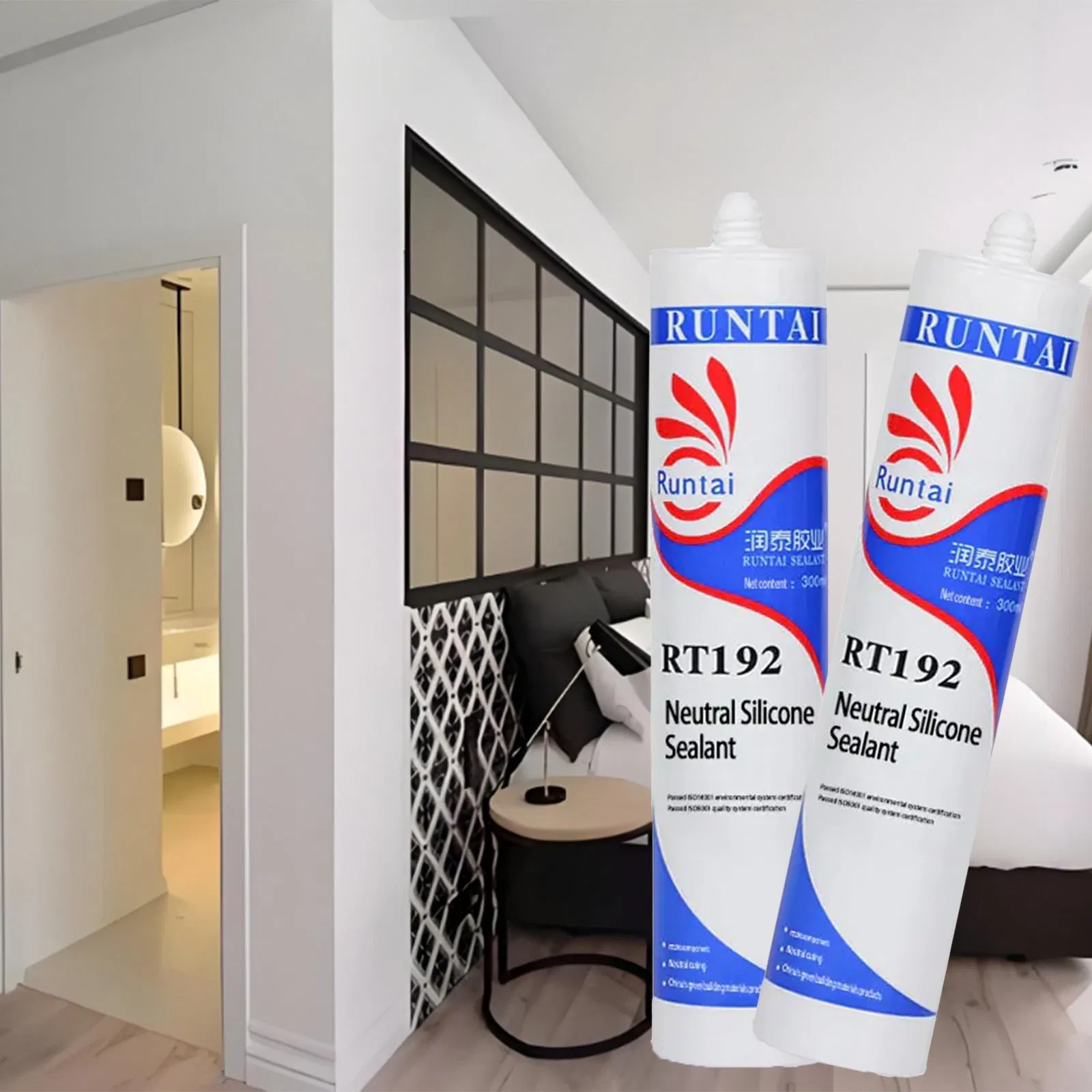 Runtai Caulking Adhesive Neutral Silicone Sealant for Windows and Doors