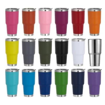 Manufacturer Hot Selling Cooler Mug 30oz 20oz Vacuum Insulated Tumbler Cup 30oz Stainless Steel Travel Mug Tumbler for Automobile, Insurance, Bank
