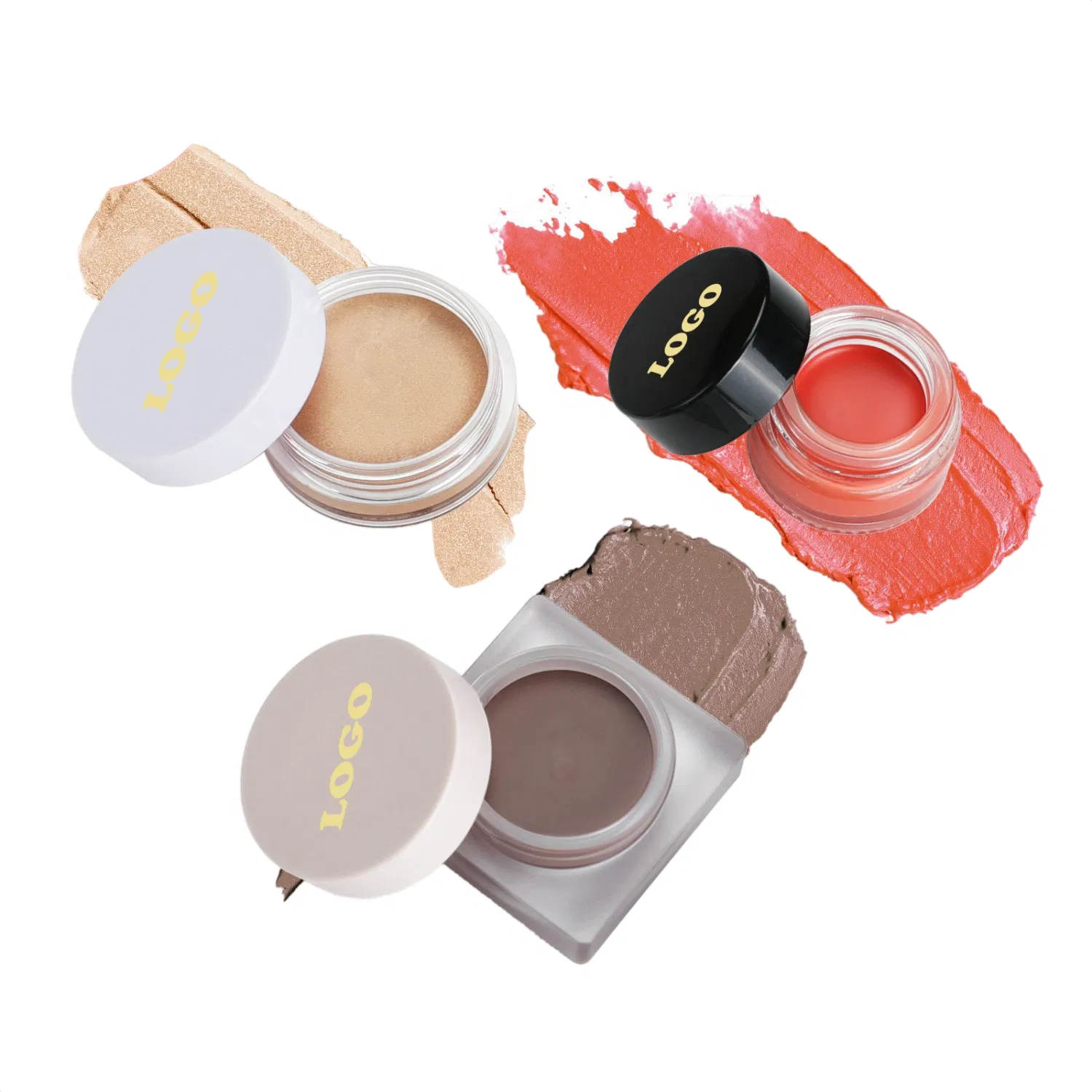 High Pigmented Face Makeup Cream Blush Waterproof Sweat Proof Blusher Cream