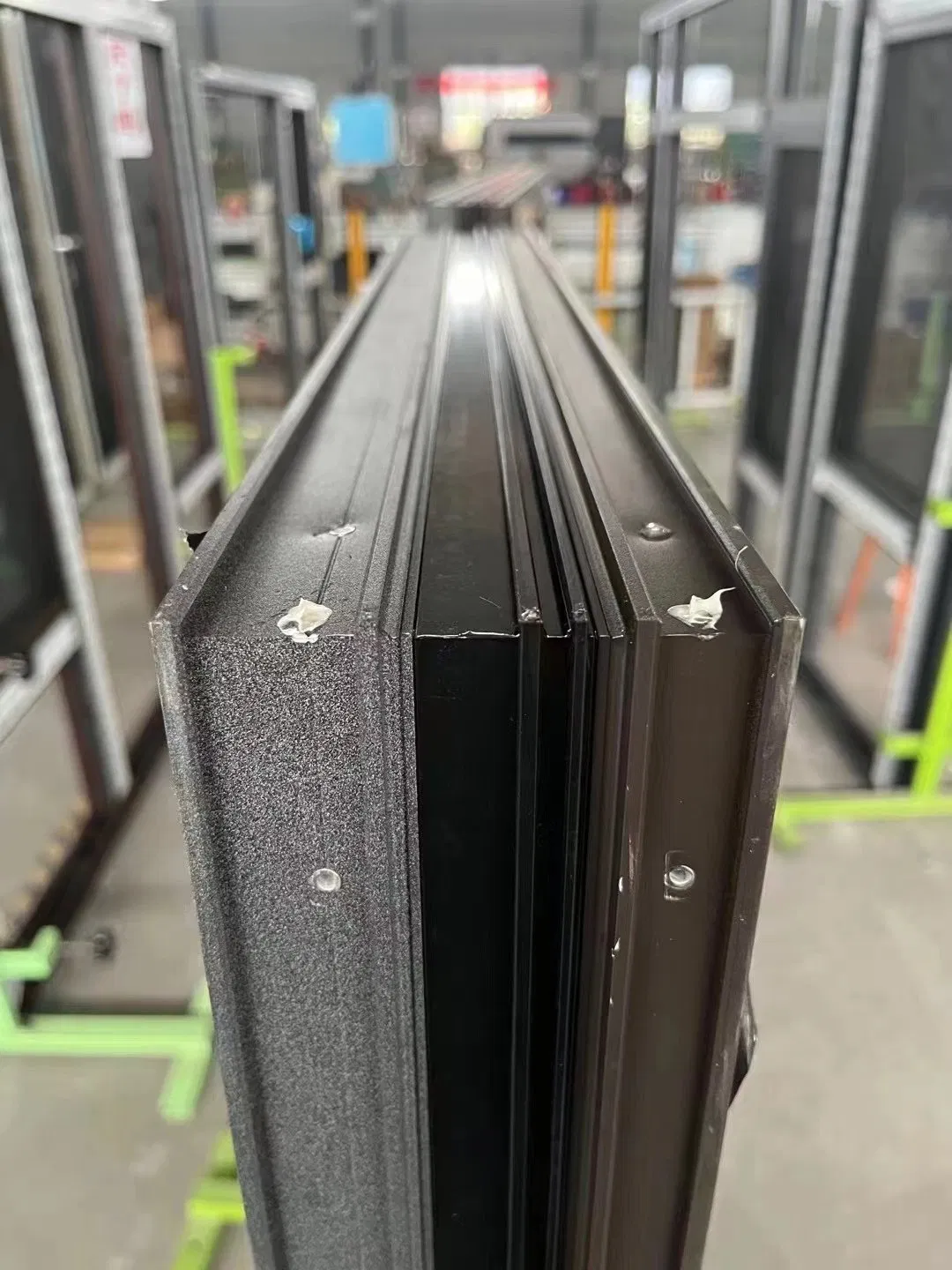 German Hardware Thermal Insulation Loe-W-E Glass High Wind Pressure Resistance Aluminium Casement Window Customization