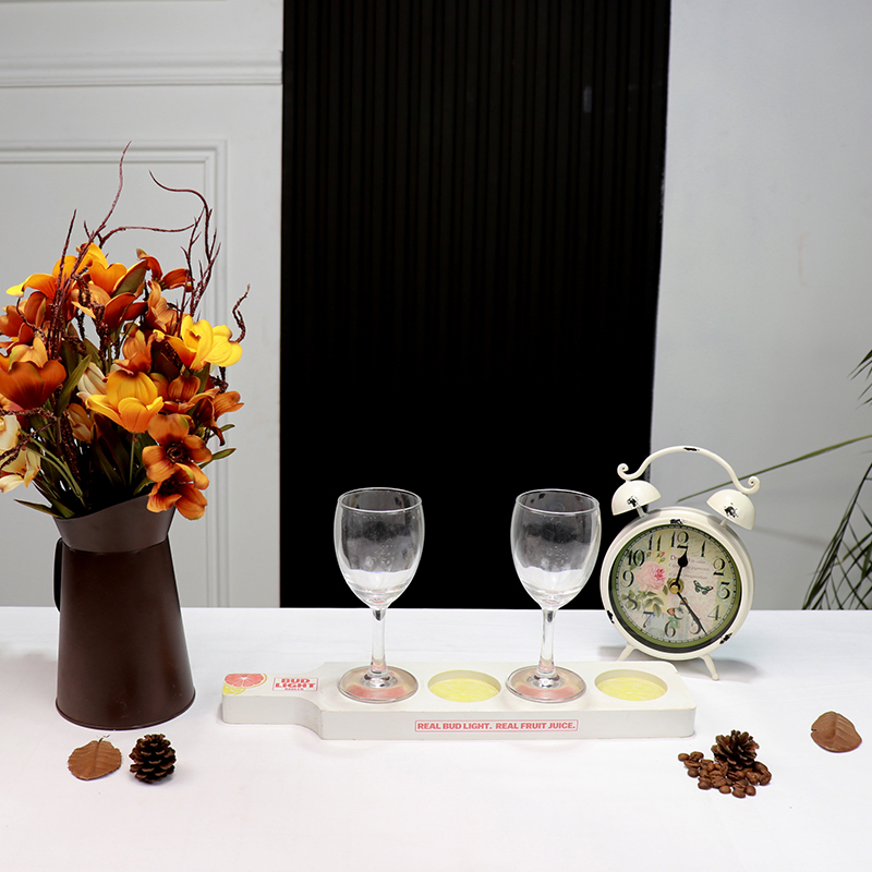 FSC&BSCI Custom Beer Tasting Flight Sampler Wood Paddle Serving Tray