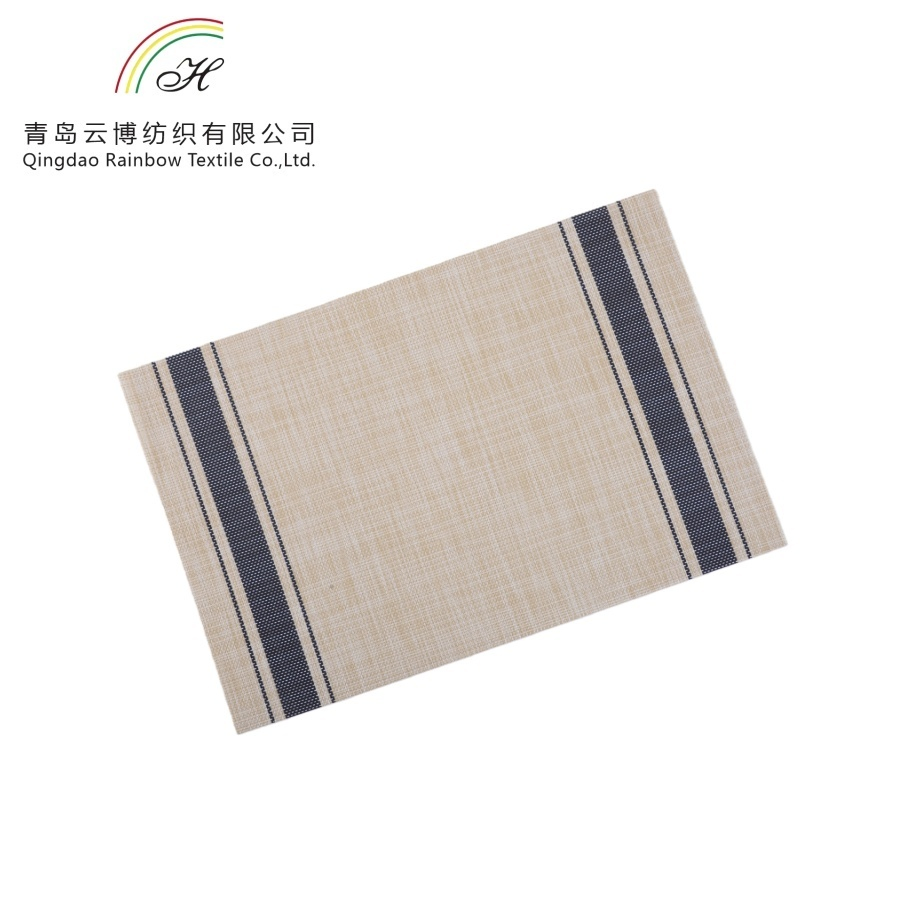 Heat Resistant Non-Slip PVC Placemat Polyester Luxury Kitchen Restaurant Table Mat