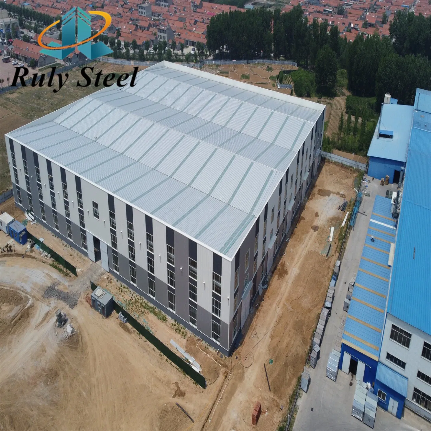 Easy Assemble Large Span Low Cost High Quality Seismic/Wind-Resistant Space Customized Prefab/Prefabricated Steel Structure Warehouse