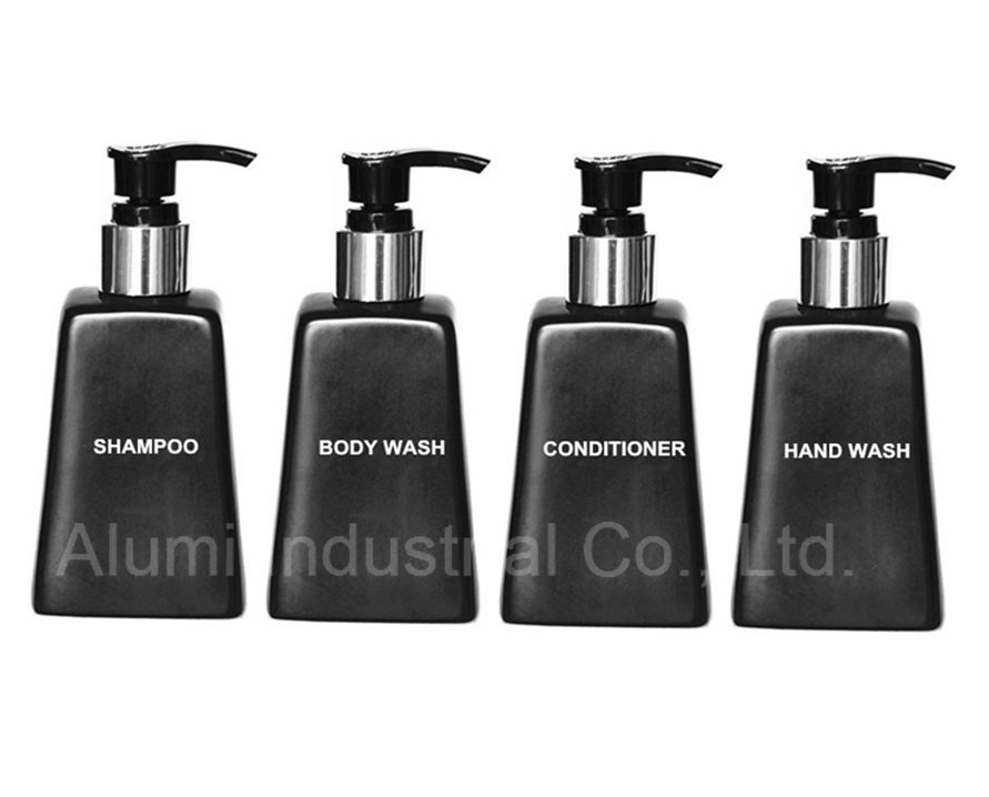 Ceramic Shower Gel Bottle with Pump for Bathroom Accessories