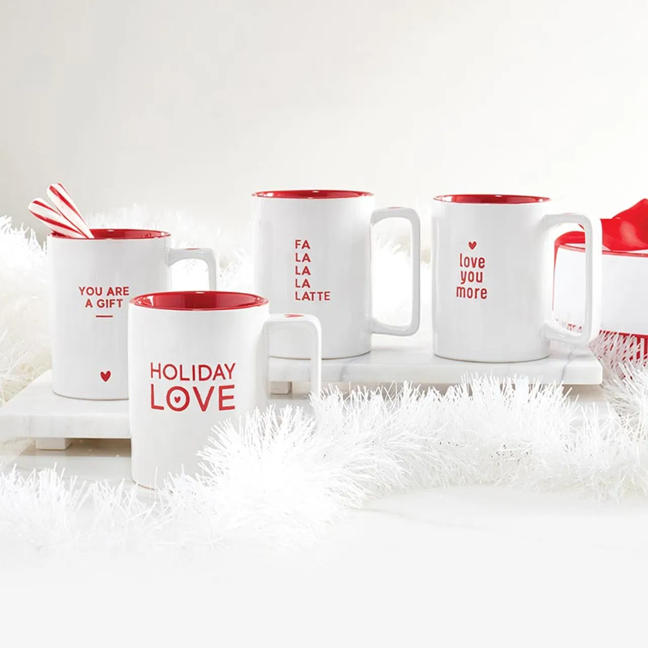Holiday Organic Mug - Celebrate Your Gift of Love
