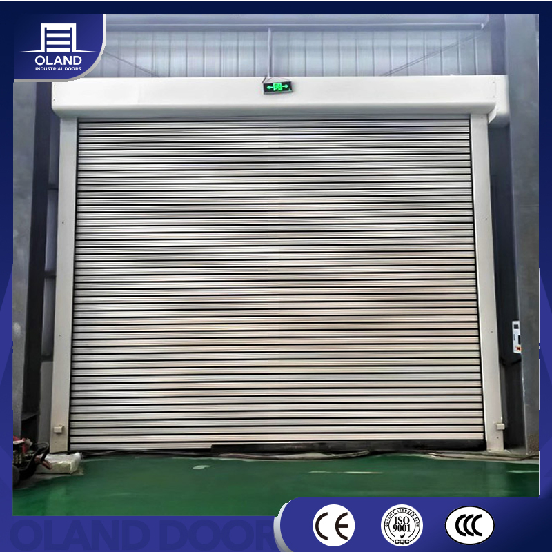 High Performance Industrial Automatic Electric Aluminum Roller Shutter Door Thermal Insulated for Villa Houses or Warehouse
