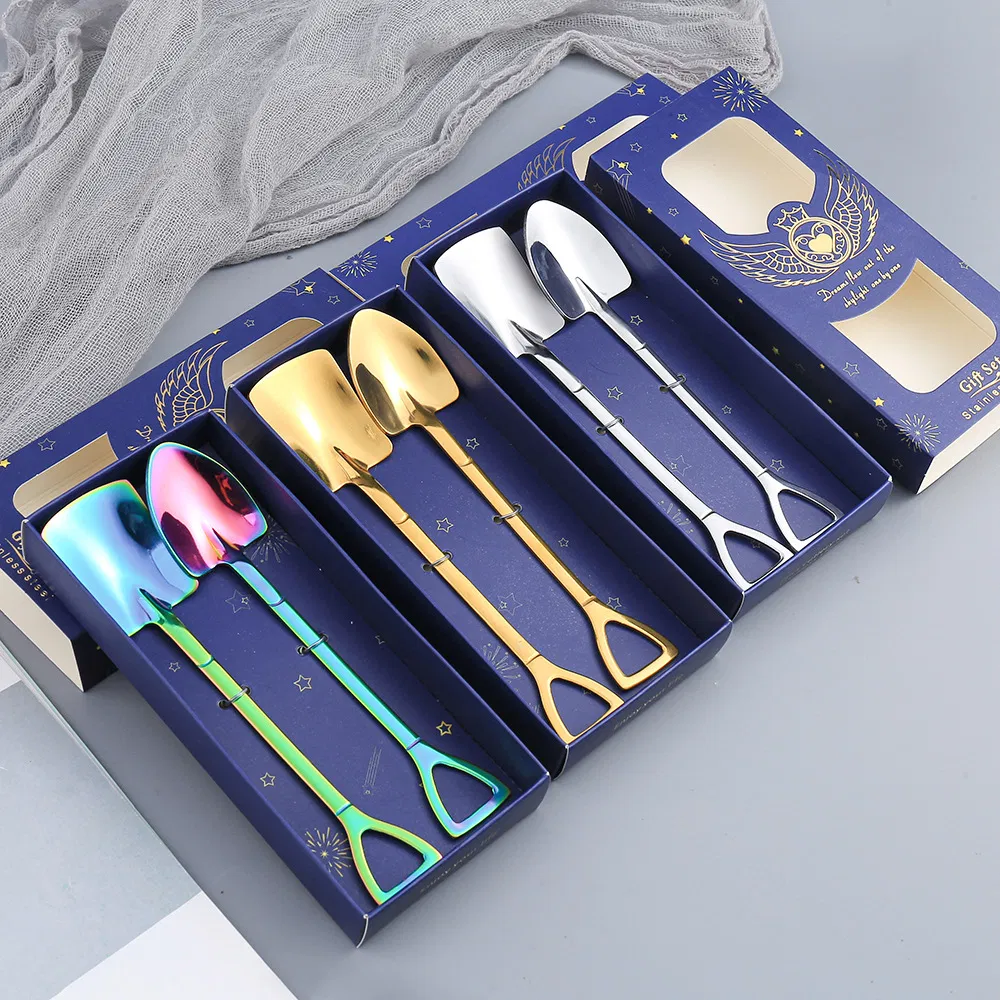 Christmas Spoon Stainless Steel Cutlery Set with Gift Box