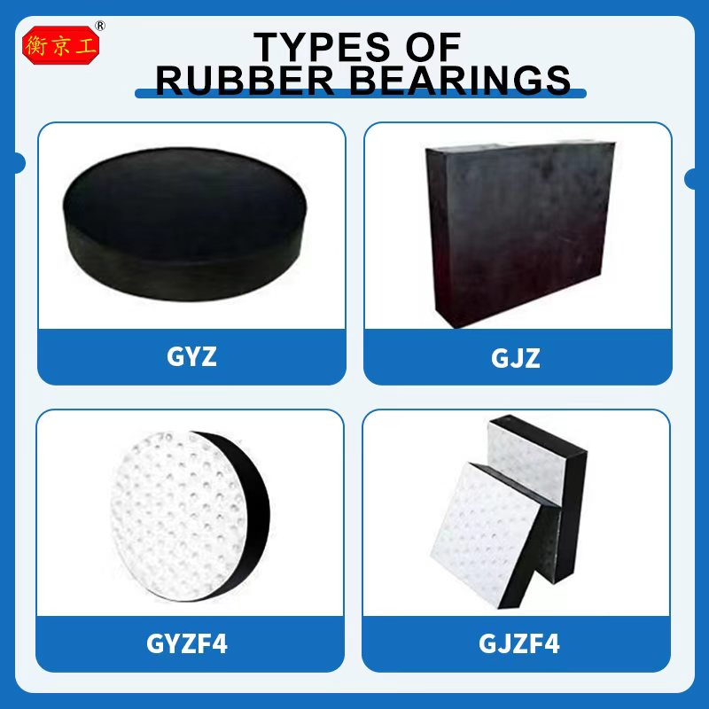 Seismic Isolation Elastomeric Bearing Rubber Blocks Nature Rubber Laminated Bridge Bearing Pad