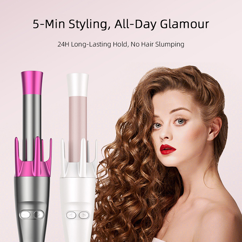 Salon Tools Automatic 5-in-1 Hot Air Brush Portable Curling Iron