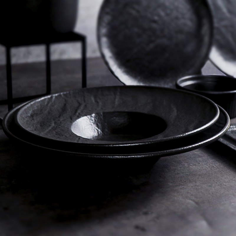 Wholesale High Grade Matt Glaze Plates Set Dinnerware Dining Ceramic Dinnerware Set