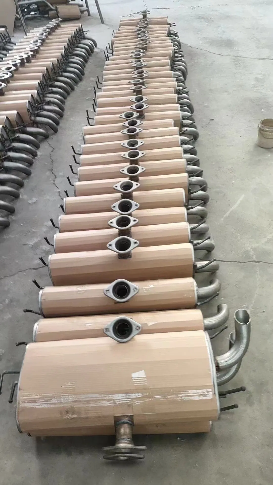 Глушитель выхлопной системы Lifan 320 из нержавеющей стали