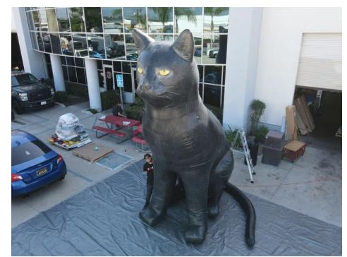 2023 New 20 FT. Giant Inflatable Realistic Black Cat