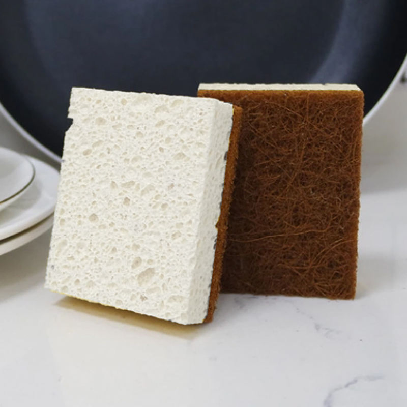 Promotional Wholesale Custom Eco-Friendly Sisal Coconut Complex Cleaning Kitchen Scourer Sponge Pad