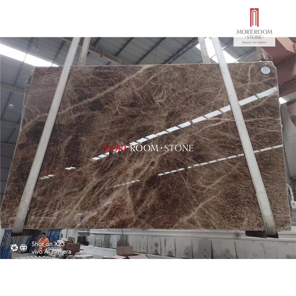 Luxury Golden Brown Crystal Onyx Stone Paving Floor for Lobby Floor