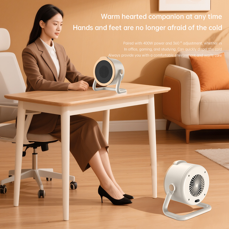 Instant Heat Energy-Saving Mini Shake Head Fan Heater for Hand and Feet
