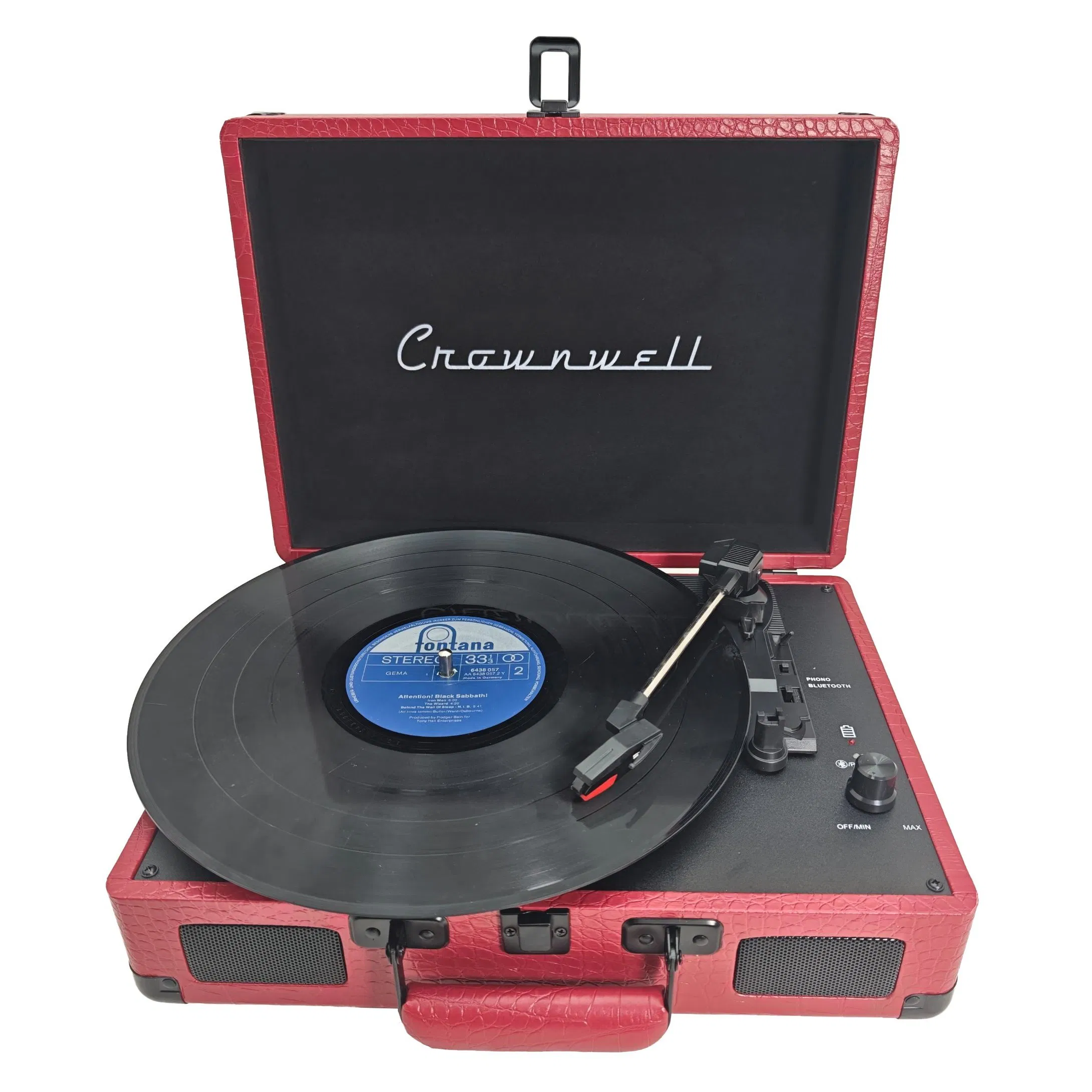 Wooden Nostalgic Stereo Player Vinyl Turntables Player with Recording Function