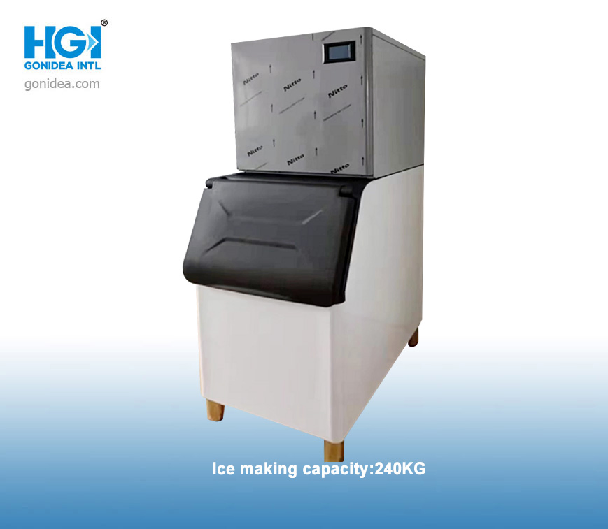Wholesale 240kg/24h Big Commercial Ice Maker Ice Machine Qsx-500p