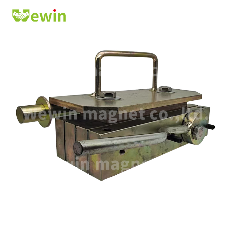 Magnetic Shuttering Magnet with Handle Solutions for Precast Concrete Formworks