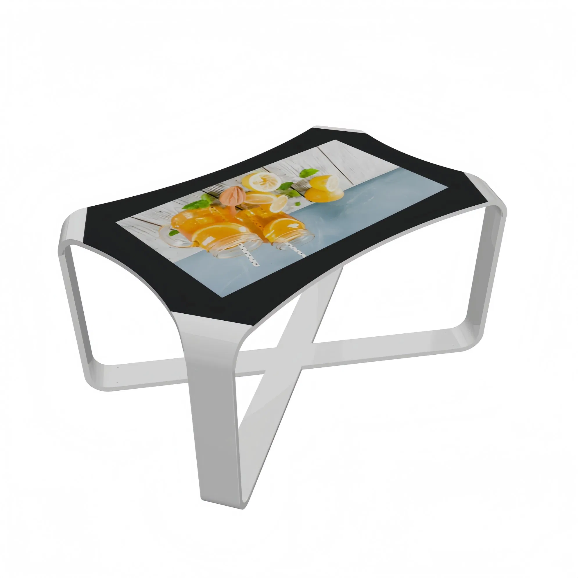 Versatile X-Shaped Touch Table for Gaming and Entertainment Areas