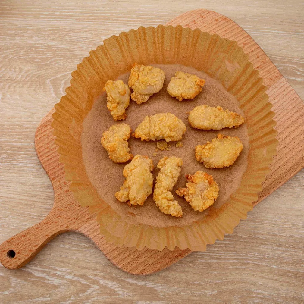 Eco-Friendly 8-Inch Disposable Air Fryer Liners for Baking