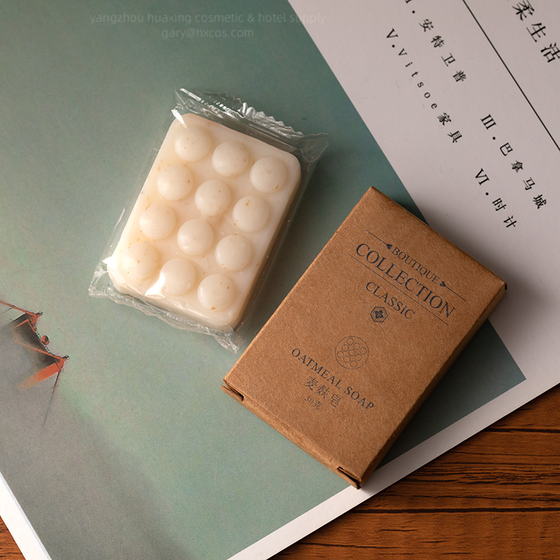 High Quality Hotel Soap with Private Logo Support and ISO22716 Certification