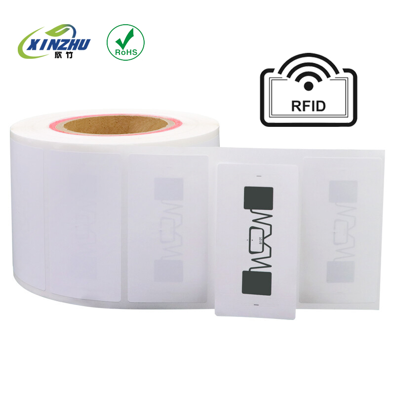 Coated Large Roll Top Direct Thermal Self-Adhesive RFID Chip Custom Electronic Identification Label