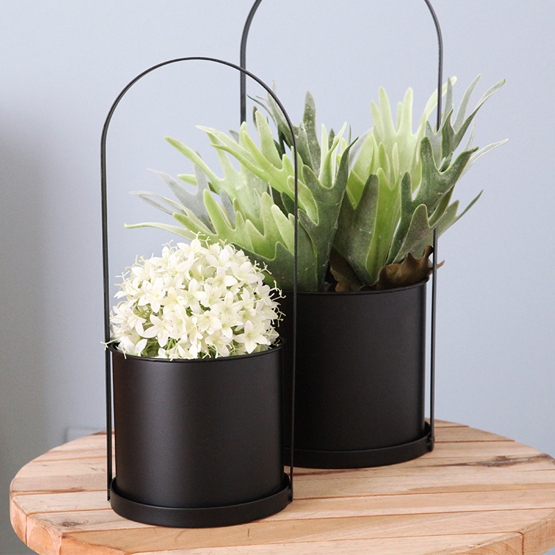 Steel Planter Pot for Home Deco and Furniture Europe Design